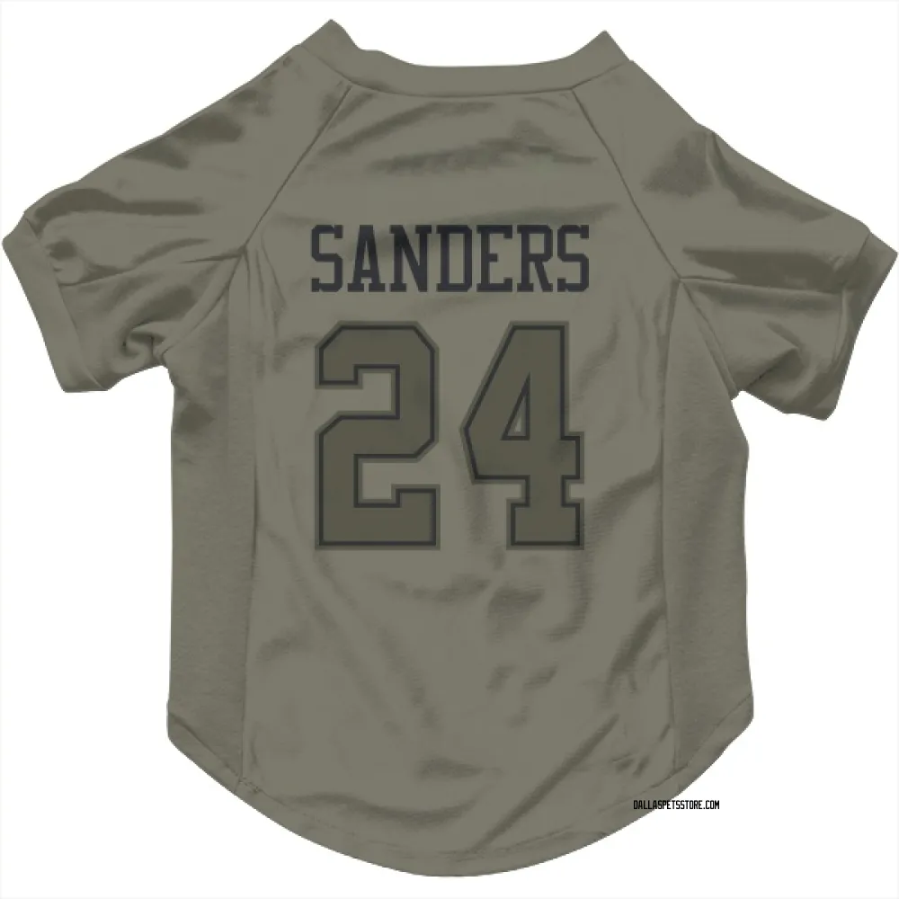 Dallas Cowboys Miles Sanders Olive Pet Jersey for Dog & Cat