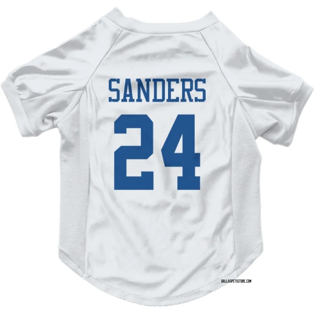 Dallas Cowboys Miles Sanders White Pet Jersey for Dog & Cat