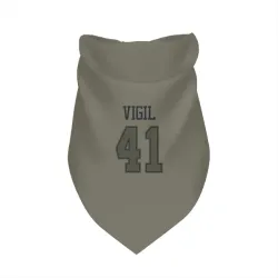 Dallas Cowboys Nick Vigil Olive Pet Bandana for Dog & Cat