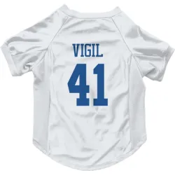 Dallas Cowboys Nick Vigil White Pet Jersey for Dog & Cat