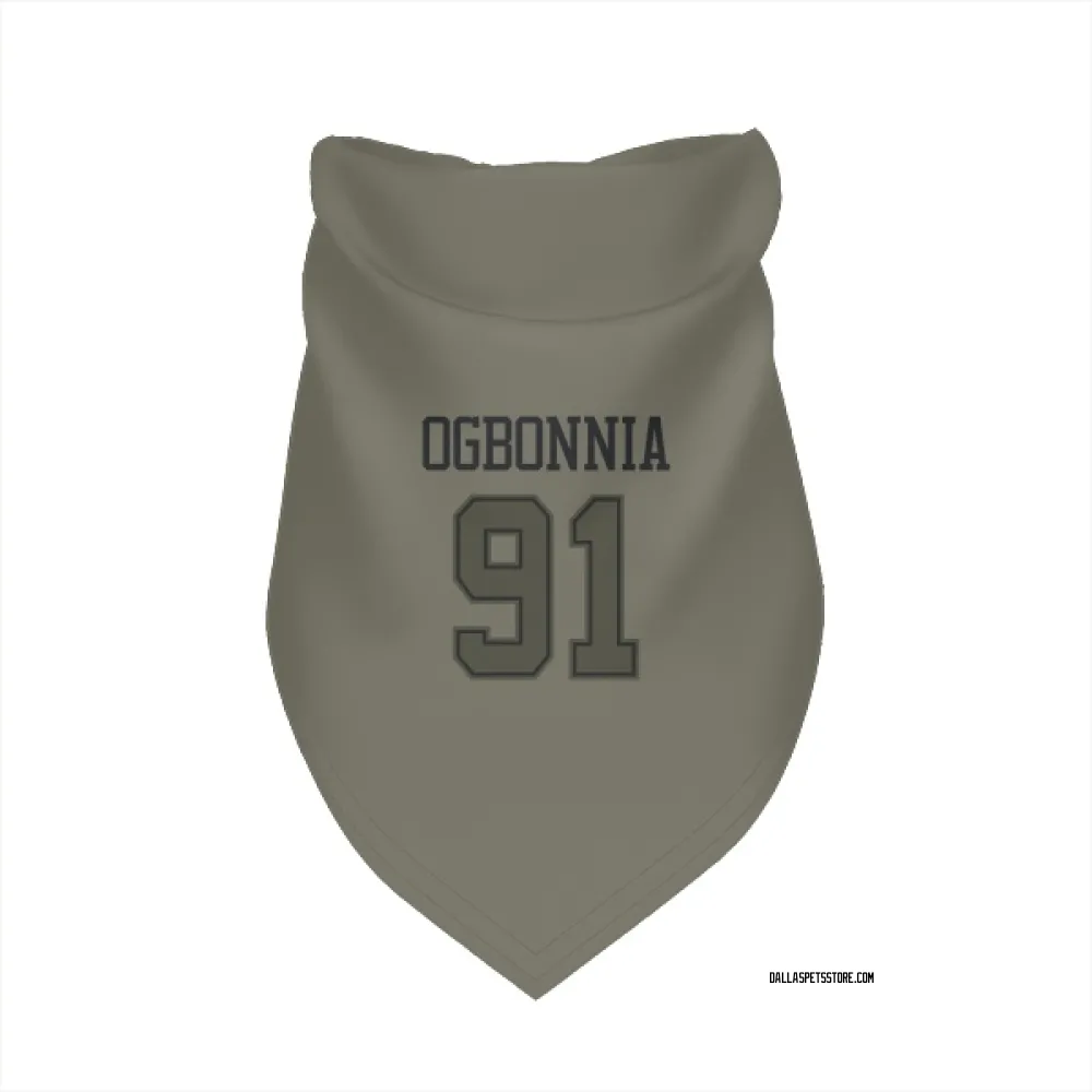 Dallas Cowboys Otito Ogbonnia Olive Pet Bandana for Dog & Cat