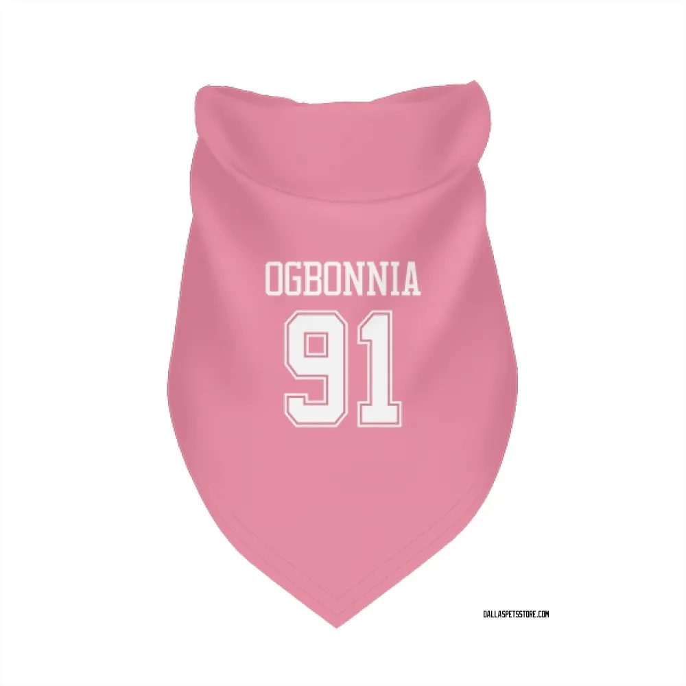 Dallas Cowboys Otito Ogbonnia Pink Pet Bandana for Dog & Cat
