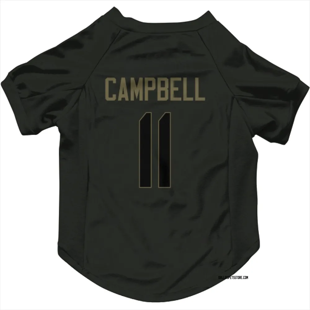 Dallas Cowboys Parris Campbell Black Service Pet Jersey for Dog & Cat