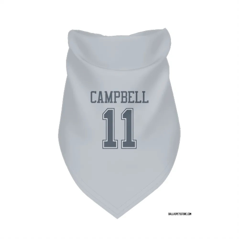 Dallas Cowboys Parris Campbell Gray Pet Bandana for Dog & Cat