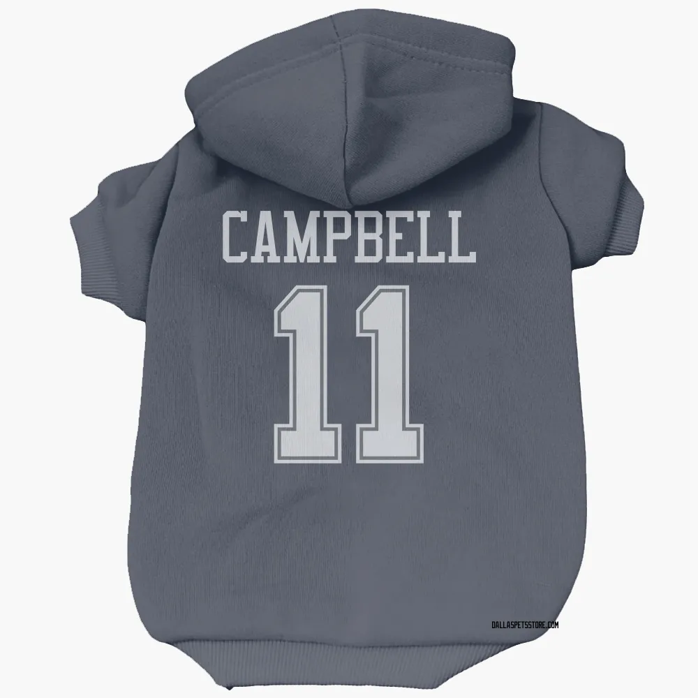 Dallas Cowboys Parris Campbell Navy Pet Hoodie for Dog & Cat