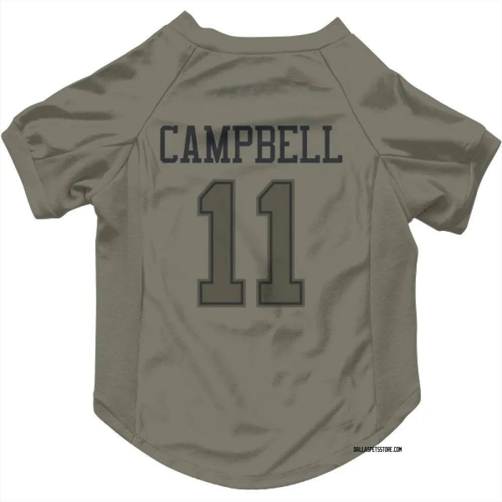 Dallas Cowboys Parris Campbell Olive Pet Jersey for Dog & Cat