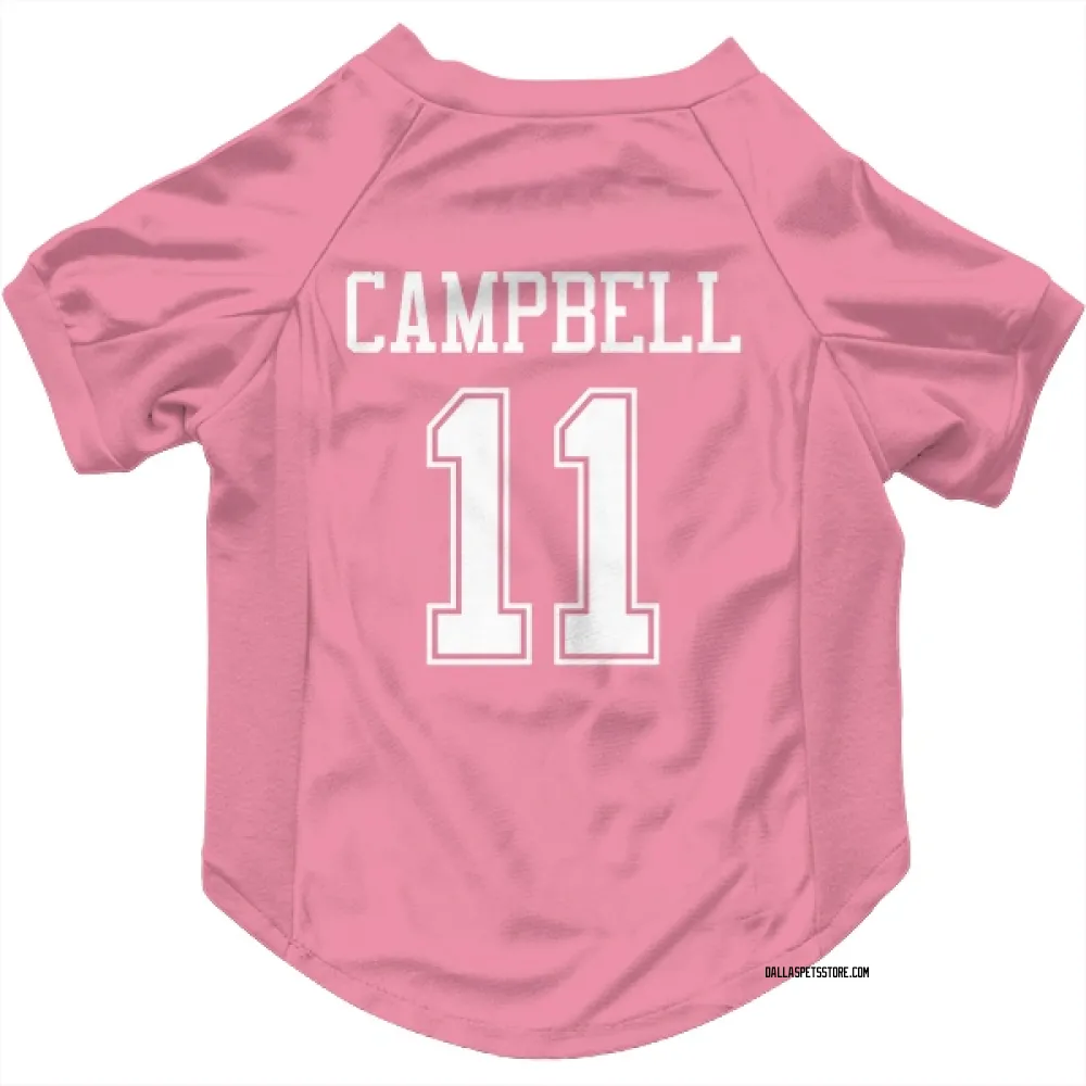Dallas Cowboys Parris Campbell Pink Pet Jersey for Dog & Cat
