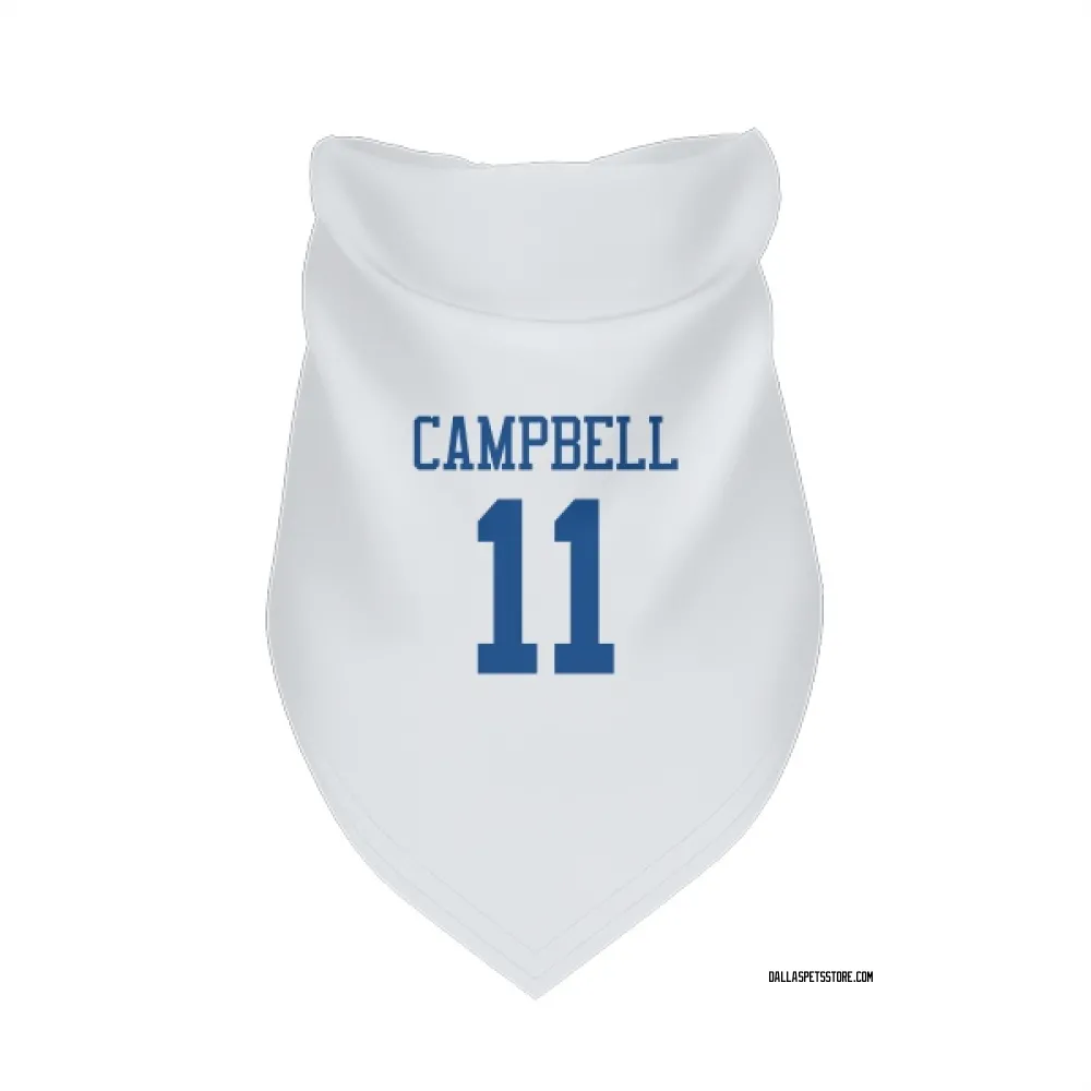 Dallas Cowboys Parris Campbell White Pet Bandana for Dog & Cat
