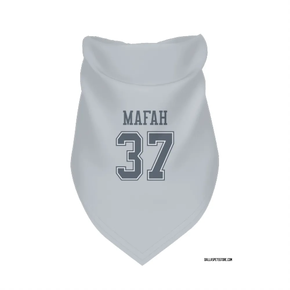 Dallas Cowboys Phil Mafah Gray Pet Bandana for Dog & Cat