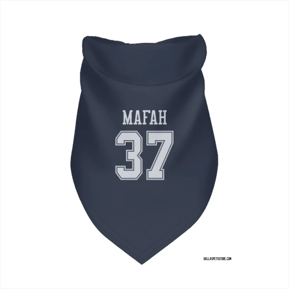 Dallas Cowboys Phil Mafah Navy Pet Bandana for Dog & Cat