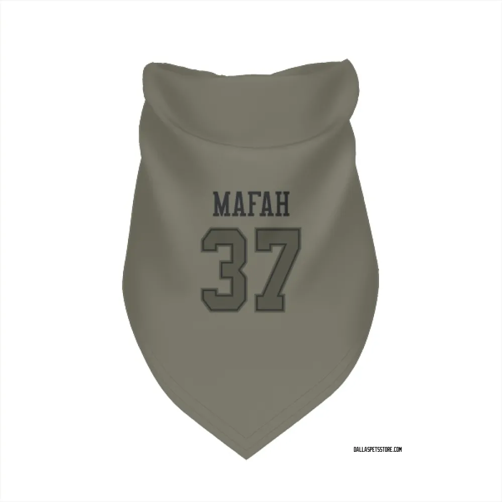Dallas Cowboys Phil Mafah Olive Pet Bandana for Dog & Cat