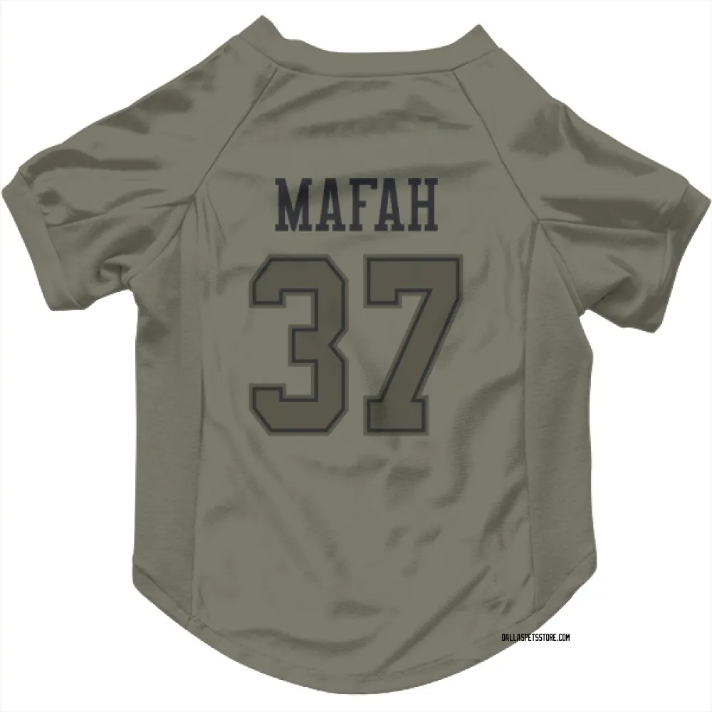 Dallas Cowboys Phil Mafah Olive Pet Jersey for Dog & Cat