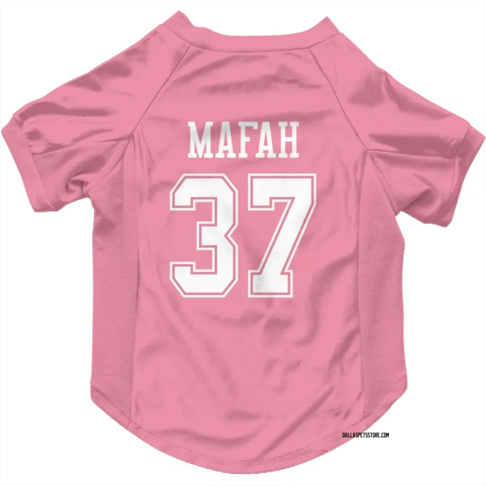 Dallas Cowboys Phil Mafah Pink Pet Jersey for Dog & Cat