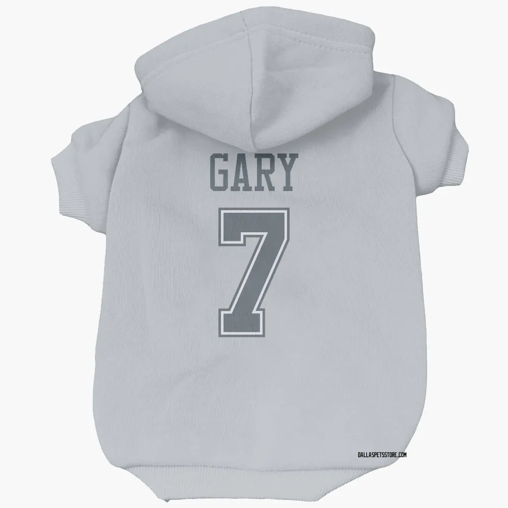 Dallas Cowboys Rashan Gary Gray Pet Hoodie for Dog & Cat