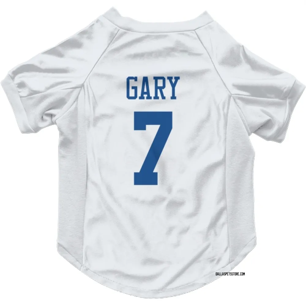 Dallas Cowboys Rashan Gary White Pet Jersey for Dog & Cat