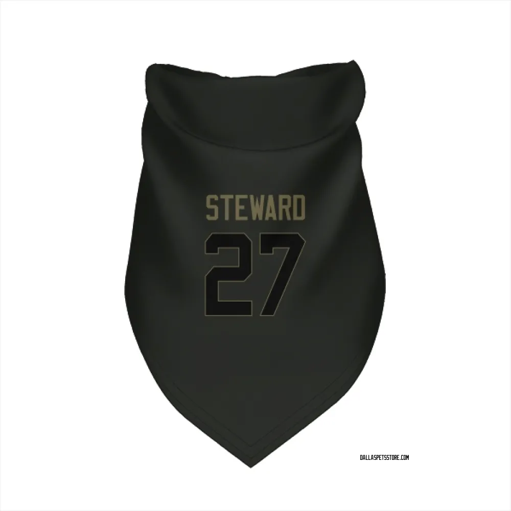 Dallas Cowboys Reddy Steward Black Service Pet Bandana for Dog & Cat
