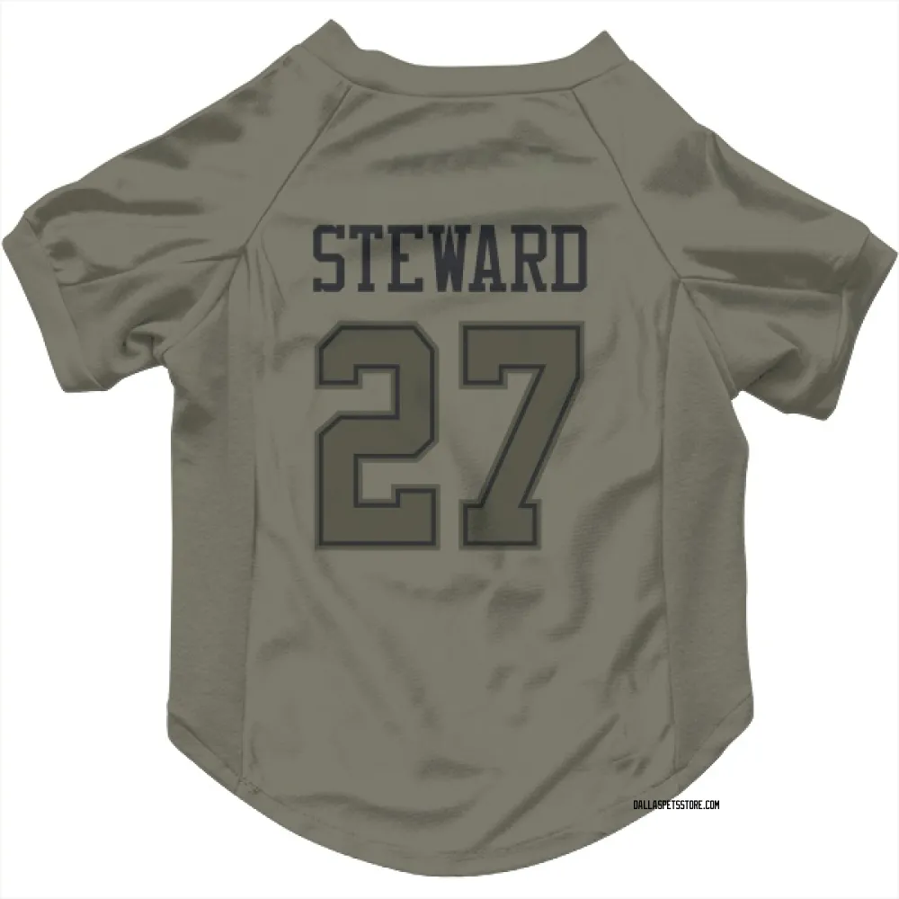 Dallas Cowboys Reddy Steward Olive Pet Jersey for Dog & Cat