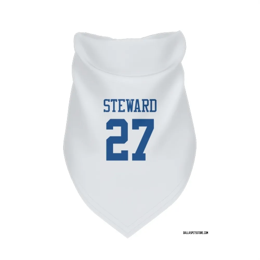 Dallas Cowboys Reddy Steward White Pet Bandana for Dog & Cat