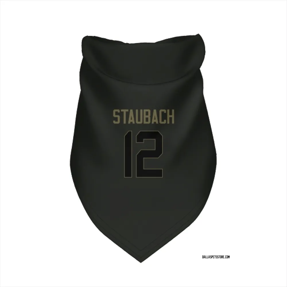 Dallas Cowboys Roger Staubach Black Service Pet Bandana for Dog & Cat