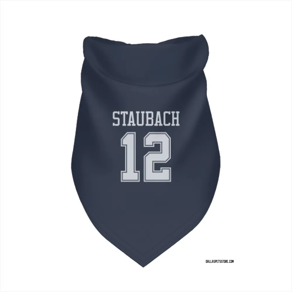 Dallas Cowboys Roger Staubach Navy Pet Bandana for Dog & Cat