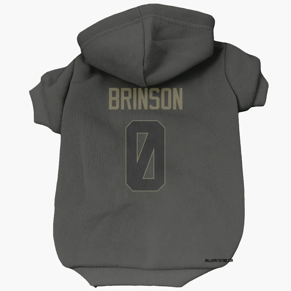 Dallas Cowboys Romello Brinson Black Service Pet Hoodie for Dog & Cat