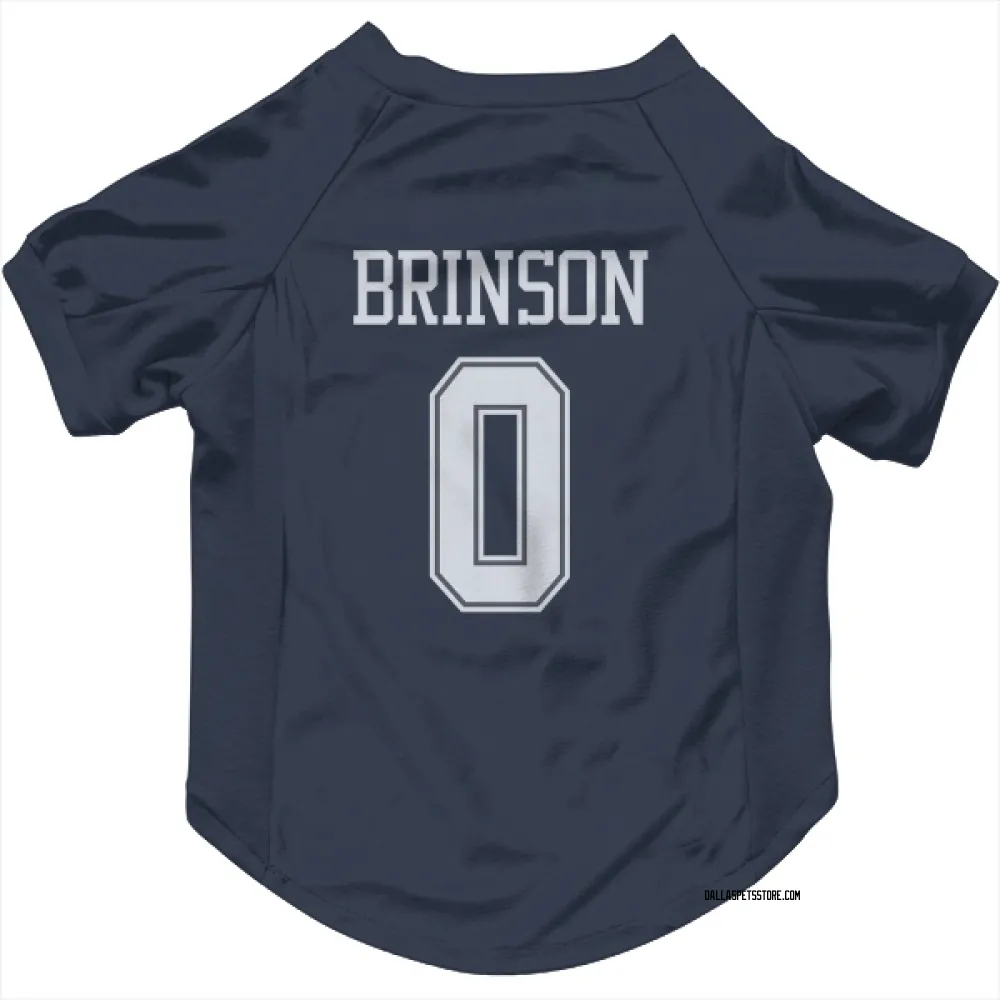 Dallas Cowboys Romello Brinson Navy Pet Jersey for Dog & Cat
