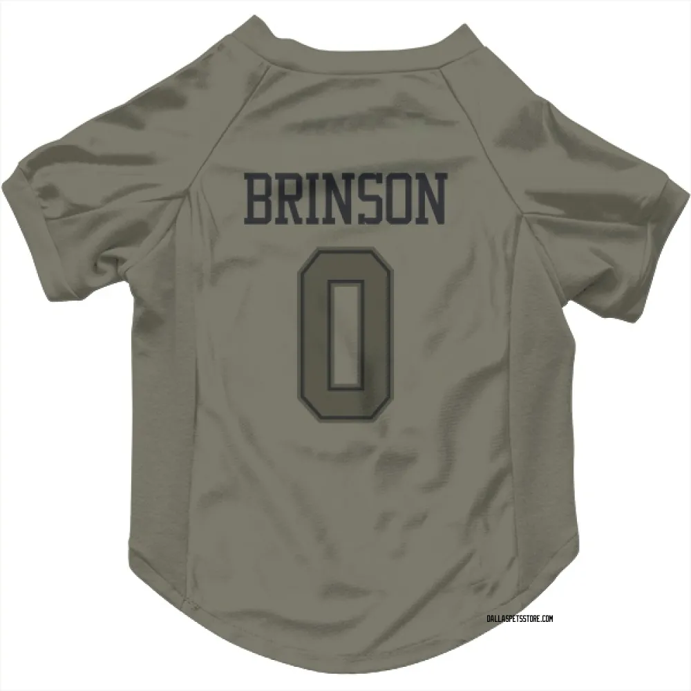 Dallas Cowboys Romello Brinson Olive Pet Jersey for Dog & Cat