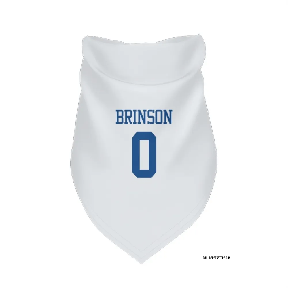 Dallas Cowboys Romello Brinson White Pet Bandana for Dog & Cat