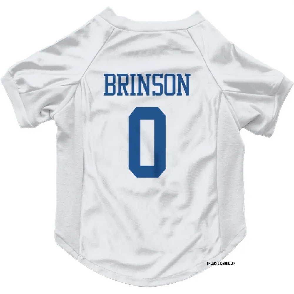Dallas Cowboys Romello Brinson White Pet Jersey for Dog & Cat