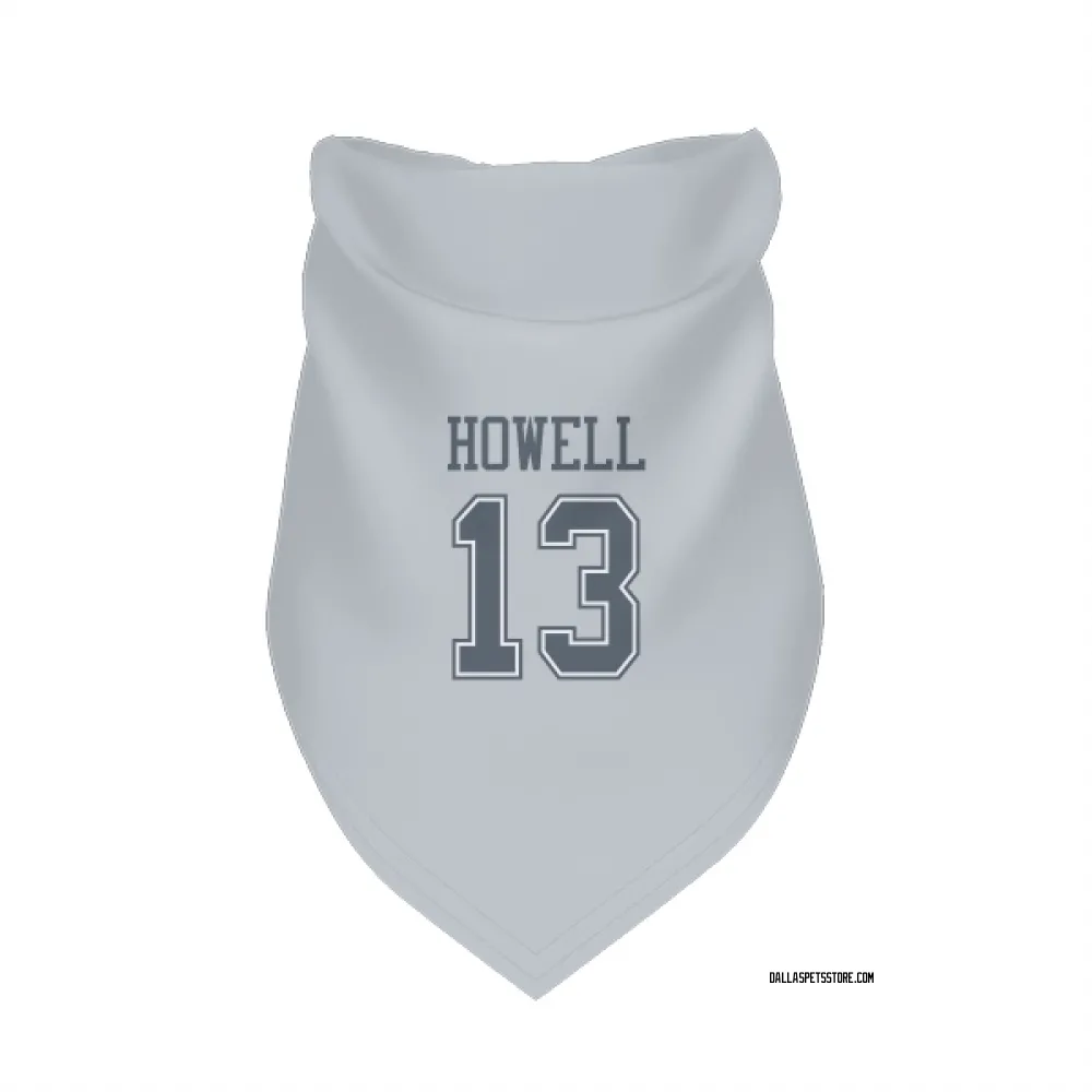 Dallas Cowboys Sam Howell Gray Pet Bandana for Dog & Cat