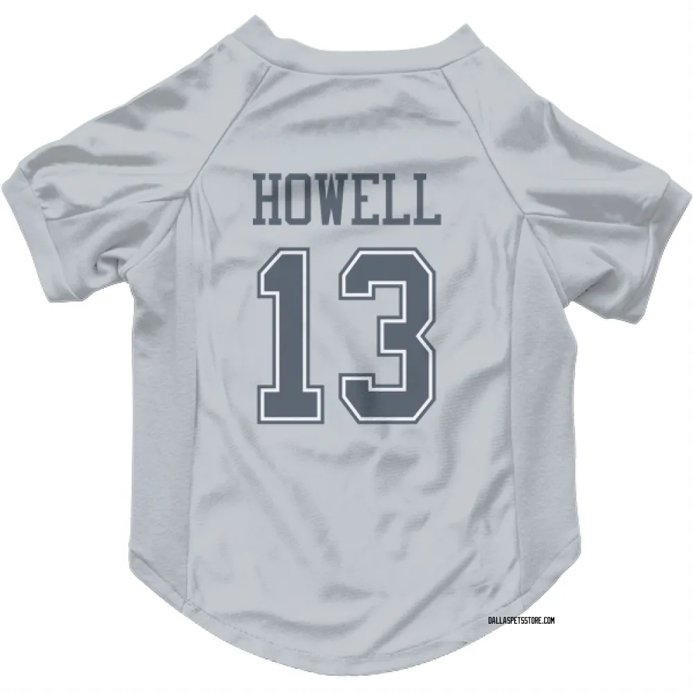 Dallas Cowboys Sam Howell Gray Pet Jersey for Dog & Cat
