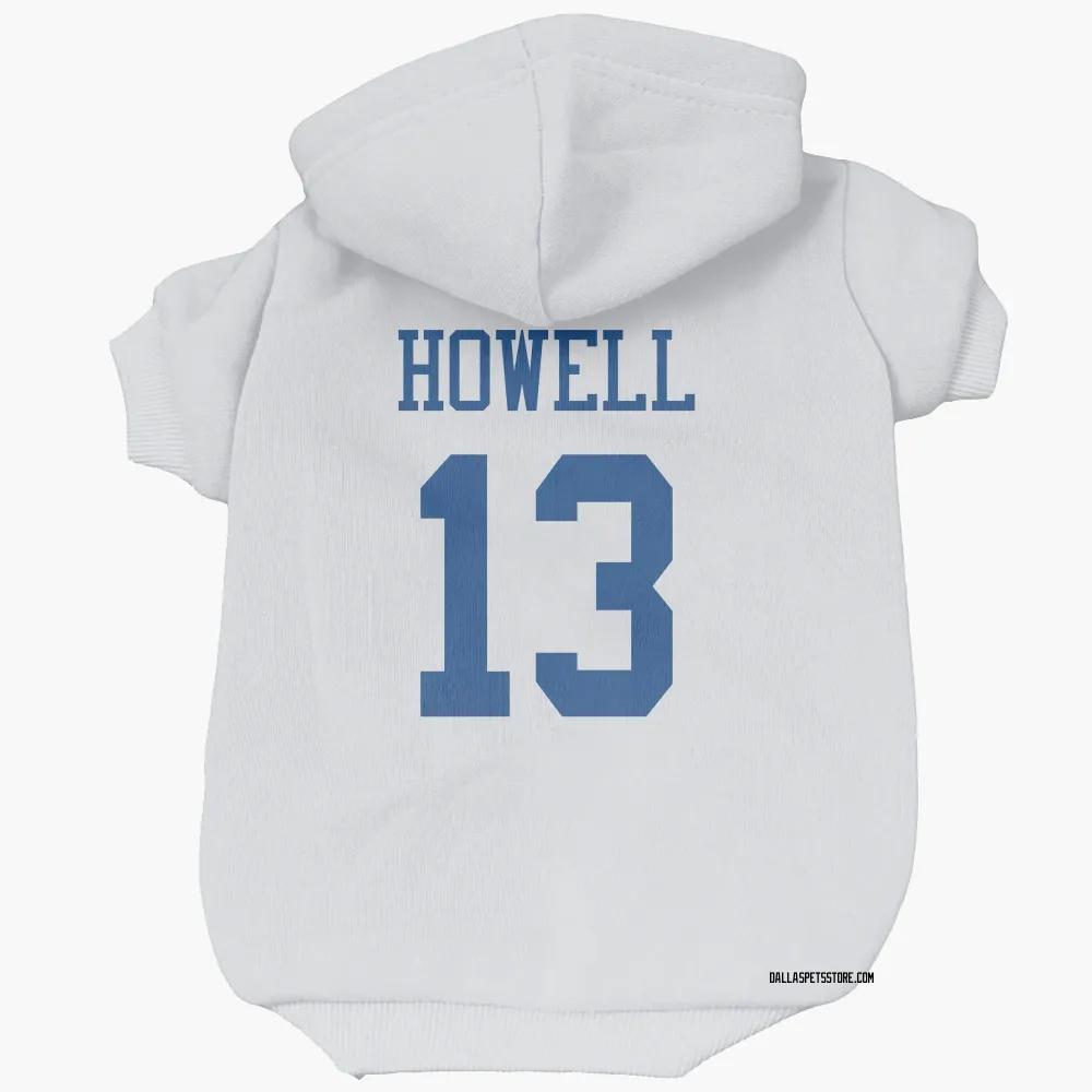 Dallas Cowboys Sam Howell White Pet Hoodie for Dog & Cat