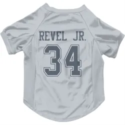 Dallas Cowboys Shavon Revel Jr. Gray Pet Jersey for Dog & Cat