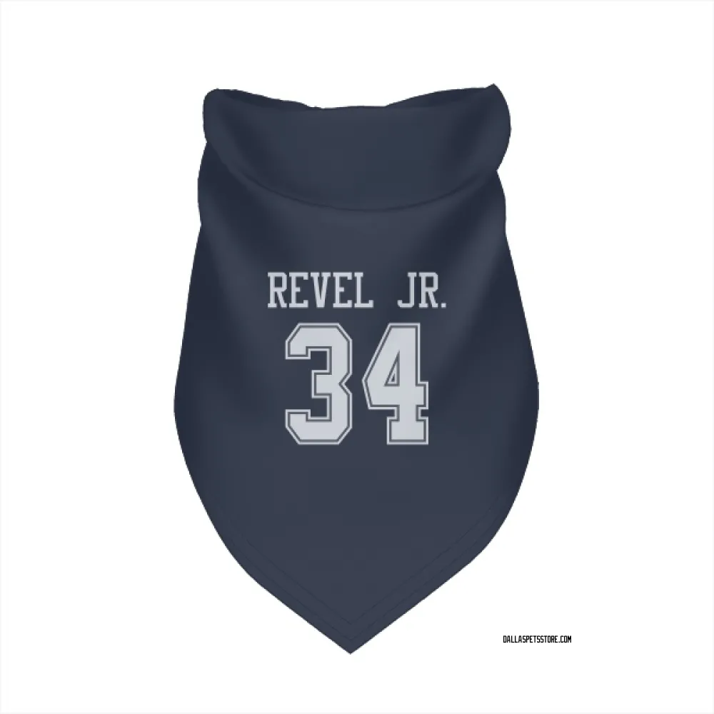 Dallas Cowboys Shavon Revel Jr. Navy Pet Bandana for Dog & Cat