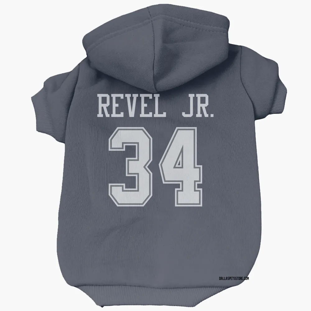 Dallas Cowboys Shavon Revel Jr. Navy Pet Hoodie for Dog & Cat