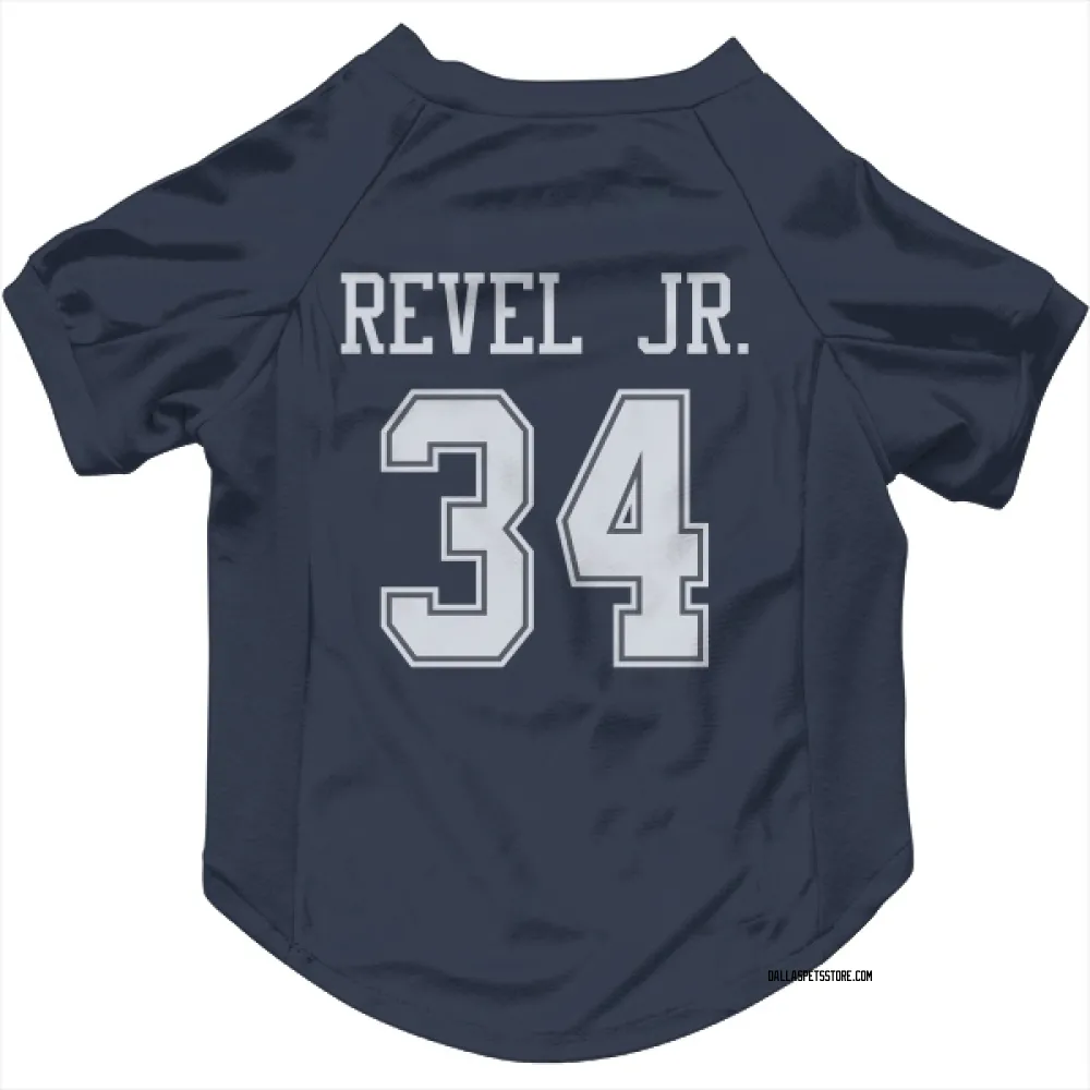 Dallas Cowboys Shavon Revel Jr. Navy Pet Jersey for Dog & Cat