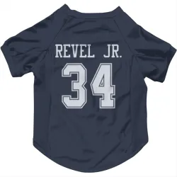 Dallas Cowboys Shavon Revel Jr. Navy Pet Jersey for Dog & Cat
