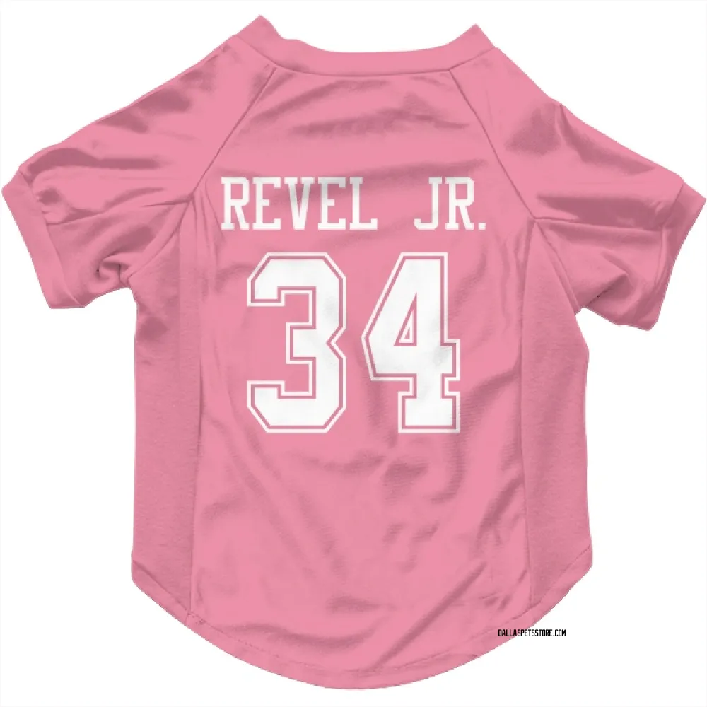 Dallas Cowboys Shavon Revel Jr. Pink Pet Jersey for Dog & Cat
