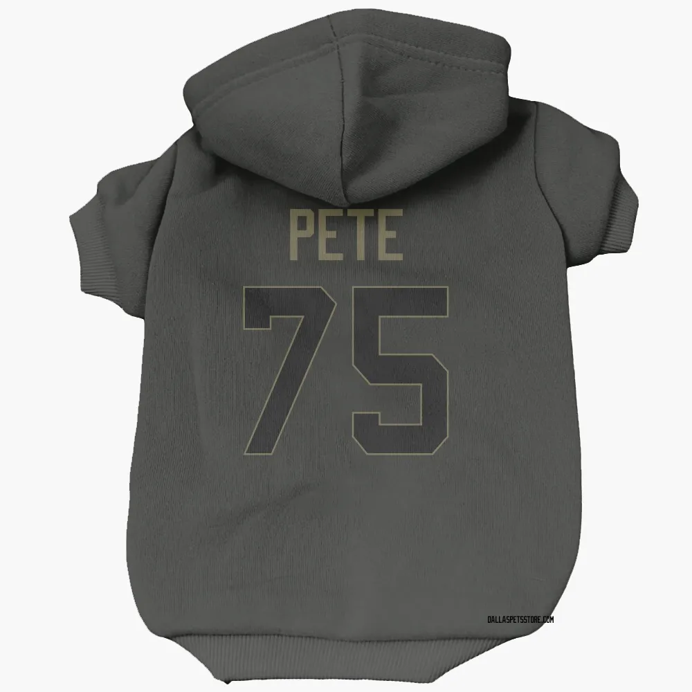 Dallas Cowboys Shiyazh Pete Black Service Pet Hoodie for Dog & Cat