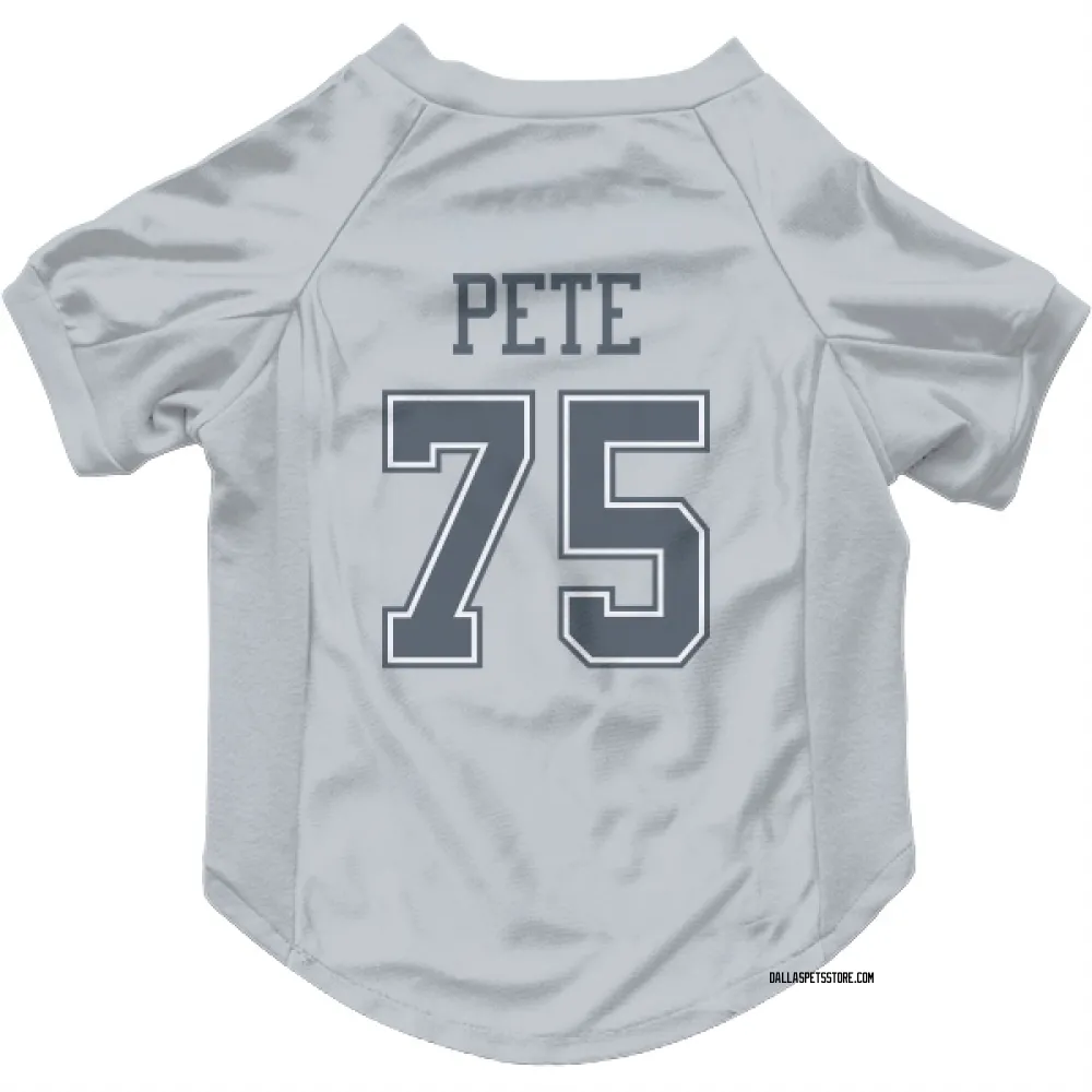 Dallas Cowboys Shiyazh Pete Gray Pet Jersey for Dog & Cat