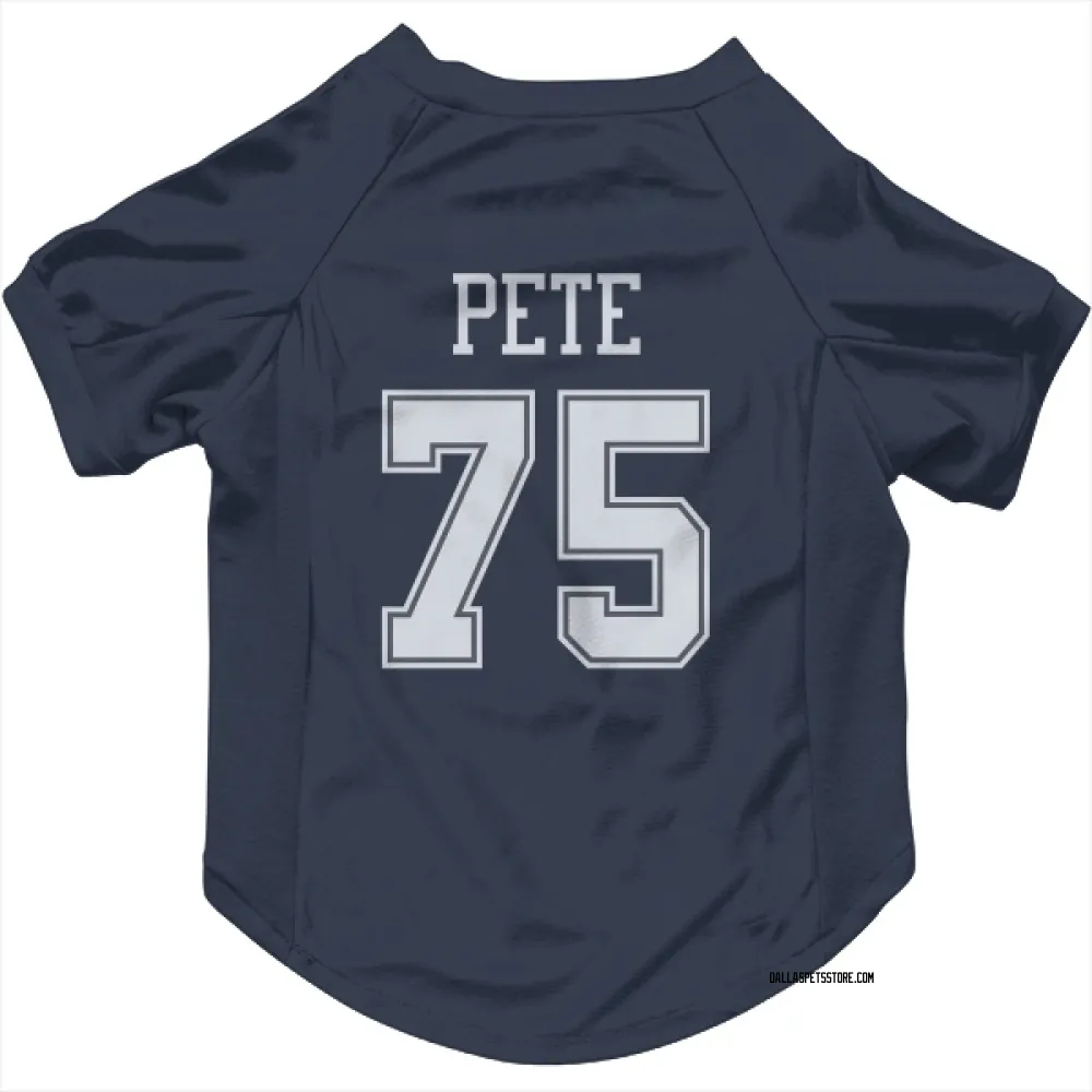 Dallas Cowboys Shiyazh Pete Navy Pet Jersey for Dog & Cat