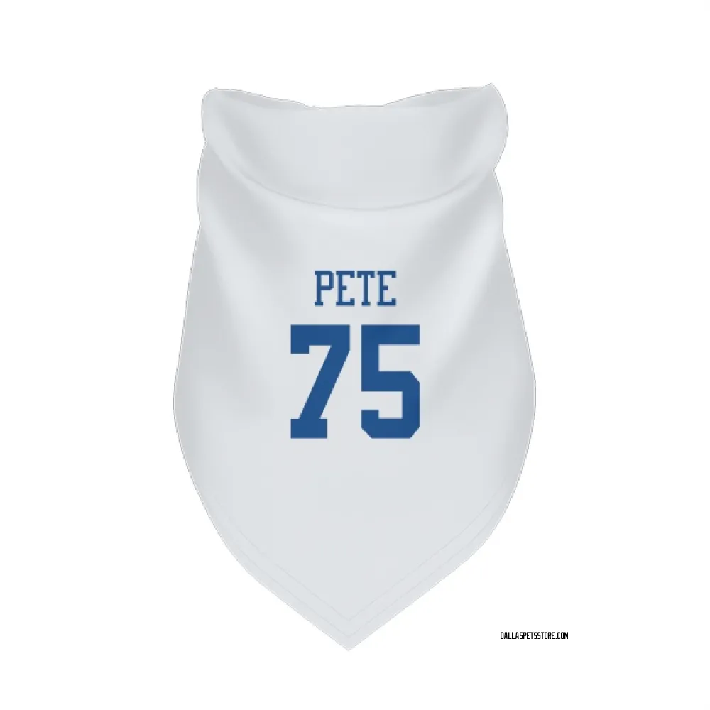 Dallas Cowboys Shiyazh Pete White Pet Bandana for Dog & Cat