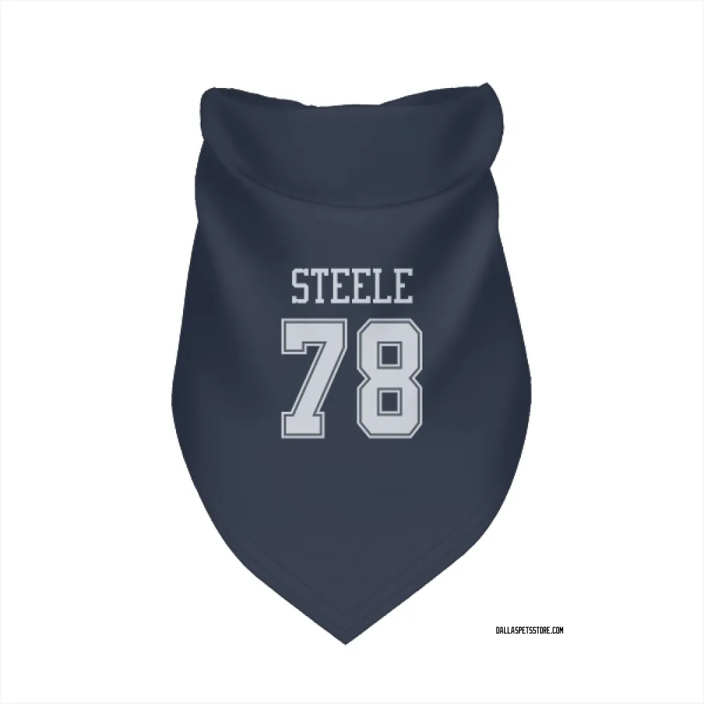 Dallas Cowboys Terence Steele Navy Pet Bandana for Dog & Cat