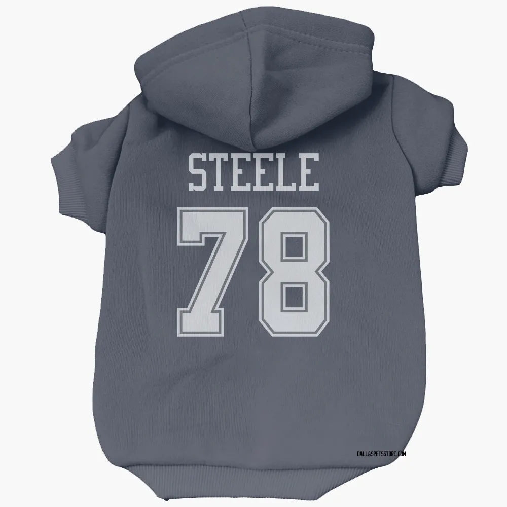 Dallas Cowboys Terence Steele Navy Pet Hoodie for Dog & Cat