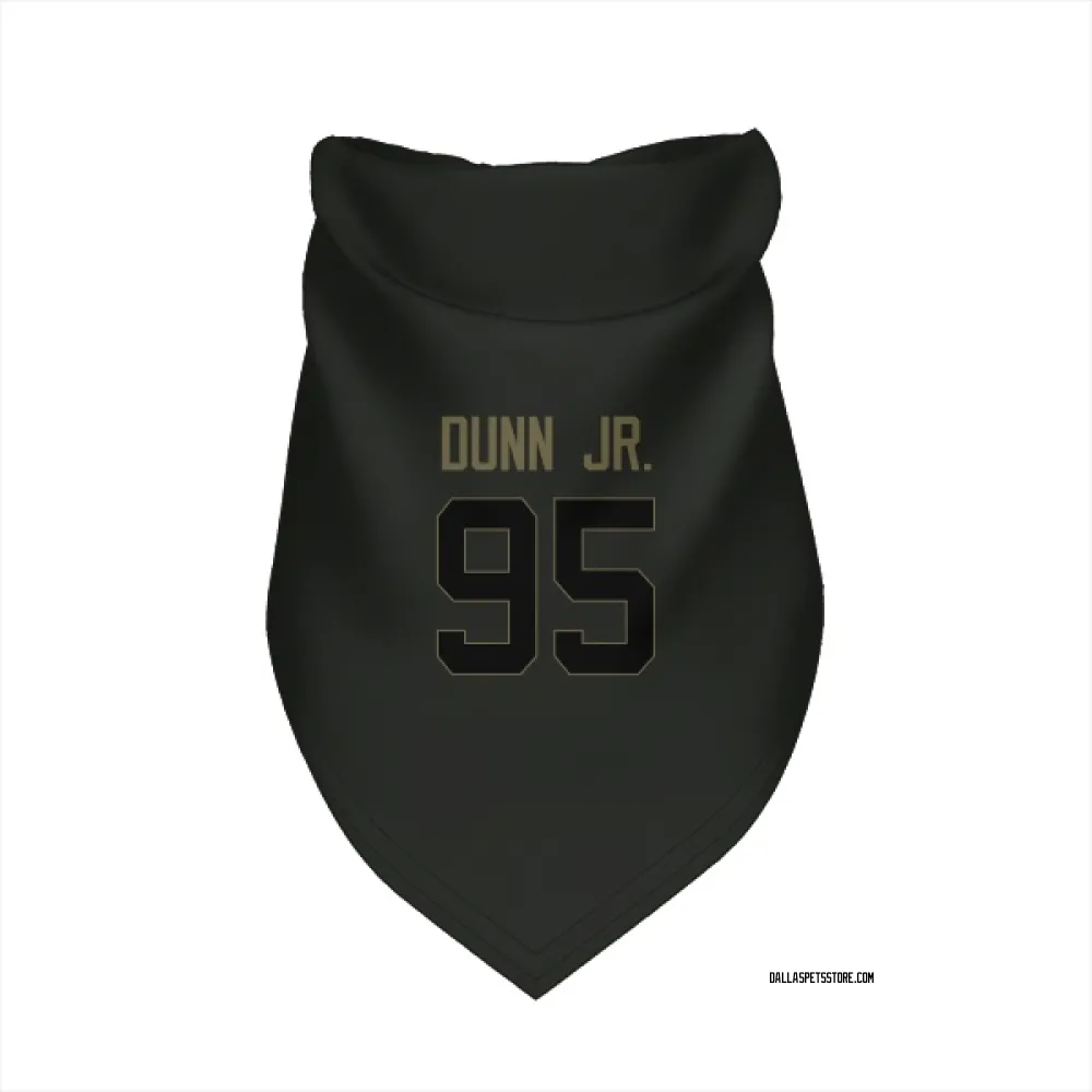 Dallas Cowboys Tommy Dunn Jr. Black Service Pet Bandana for Dog & Cat