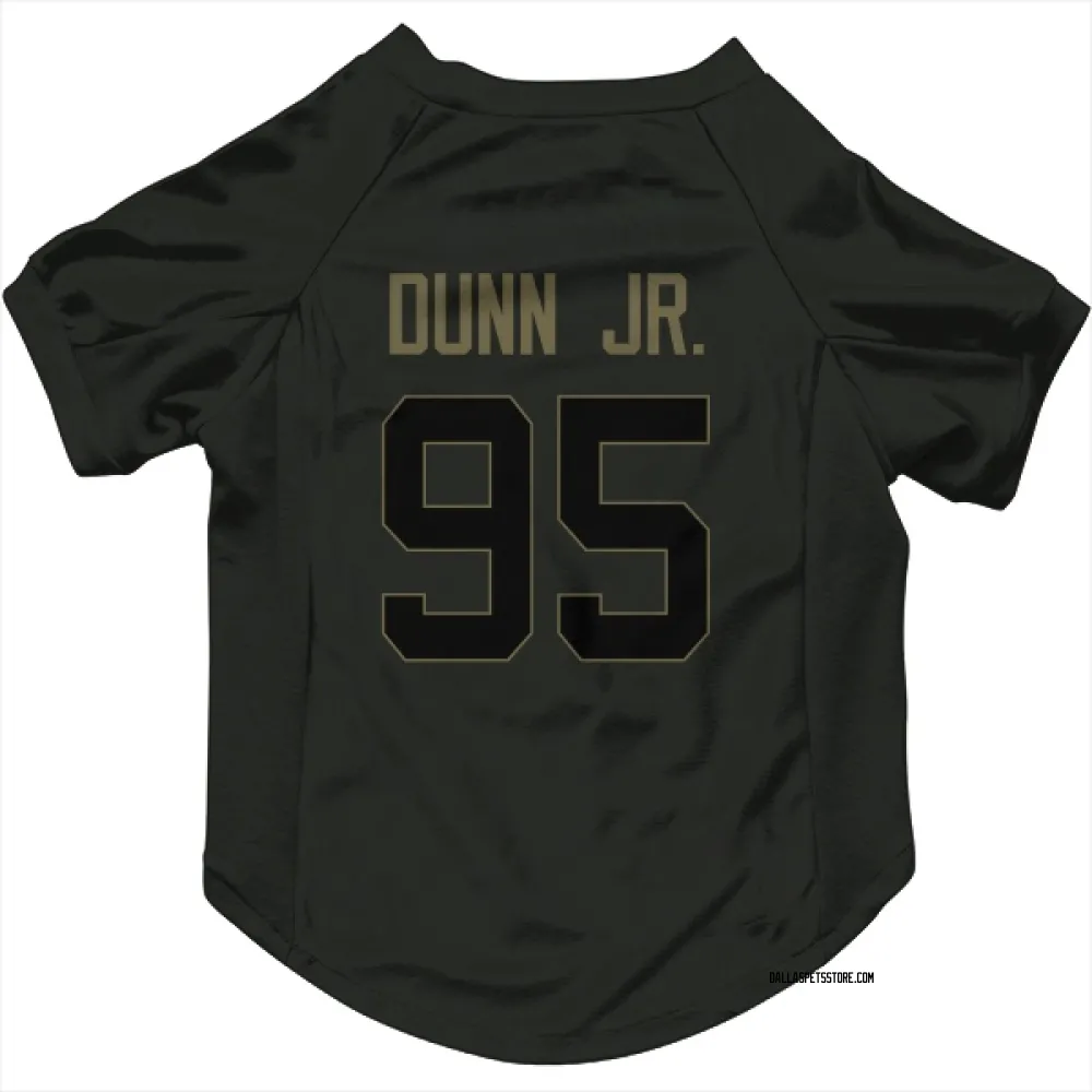 Dallas Cowboys Tommy Dunn Jr. Black Service Pet Jersey for Dog & Cat
