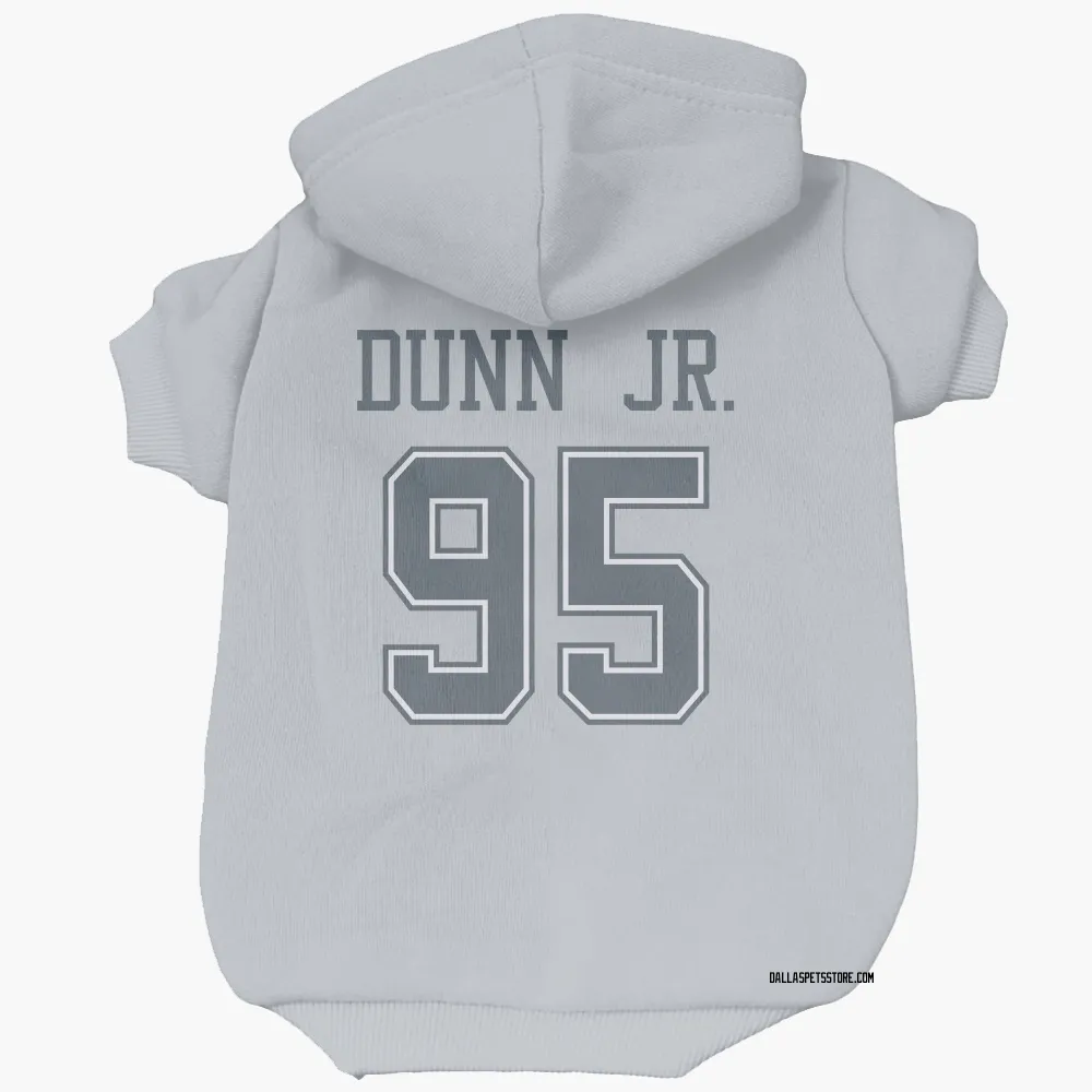 Dallas Cowboys Tommy Dunn Jr. Gray Pet Hoodie for Dog & Cat