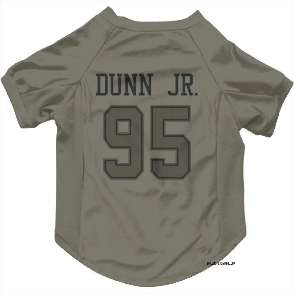 Dallas Cowboys Tommy Dunn Jr. Olive Pet Jersey for Dog & Cat