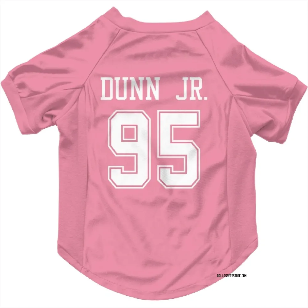 Dallas Cowboys Tommy Dunn Jr. Pink Pet Jersey for Dog & Cat
