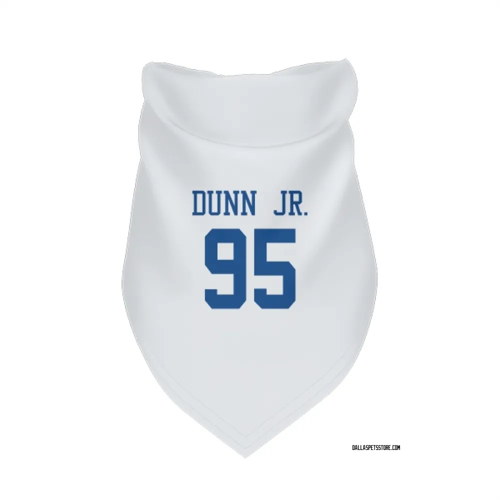 Dallas Cowboys Tommy Dunn Jr. White Pet Bandana for Dog & Cat